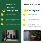Altijd thuis met een BunnyBox Home tegenover de frustratie zonder pakketbox